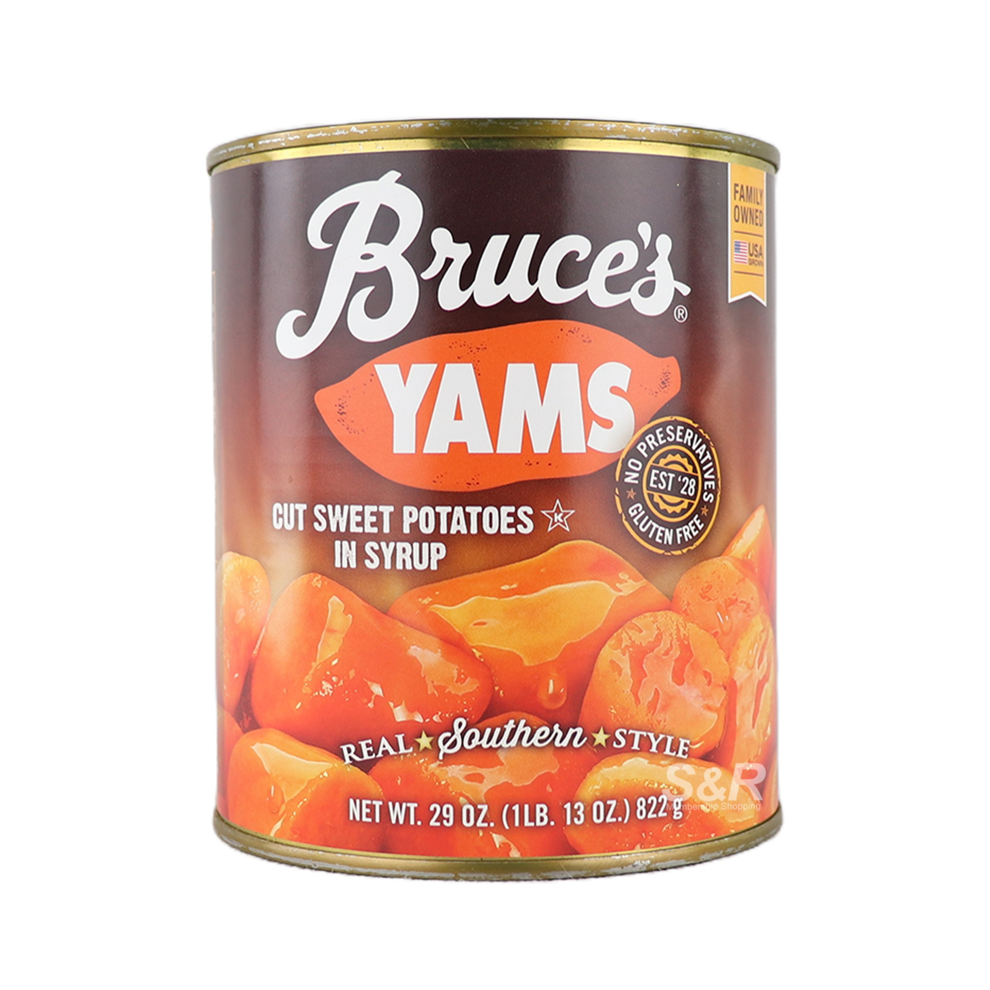 Bruce's Yams Cut Sweet Potatoes in Syrup 822g